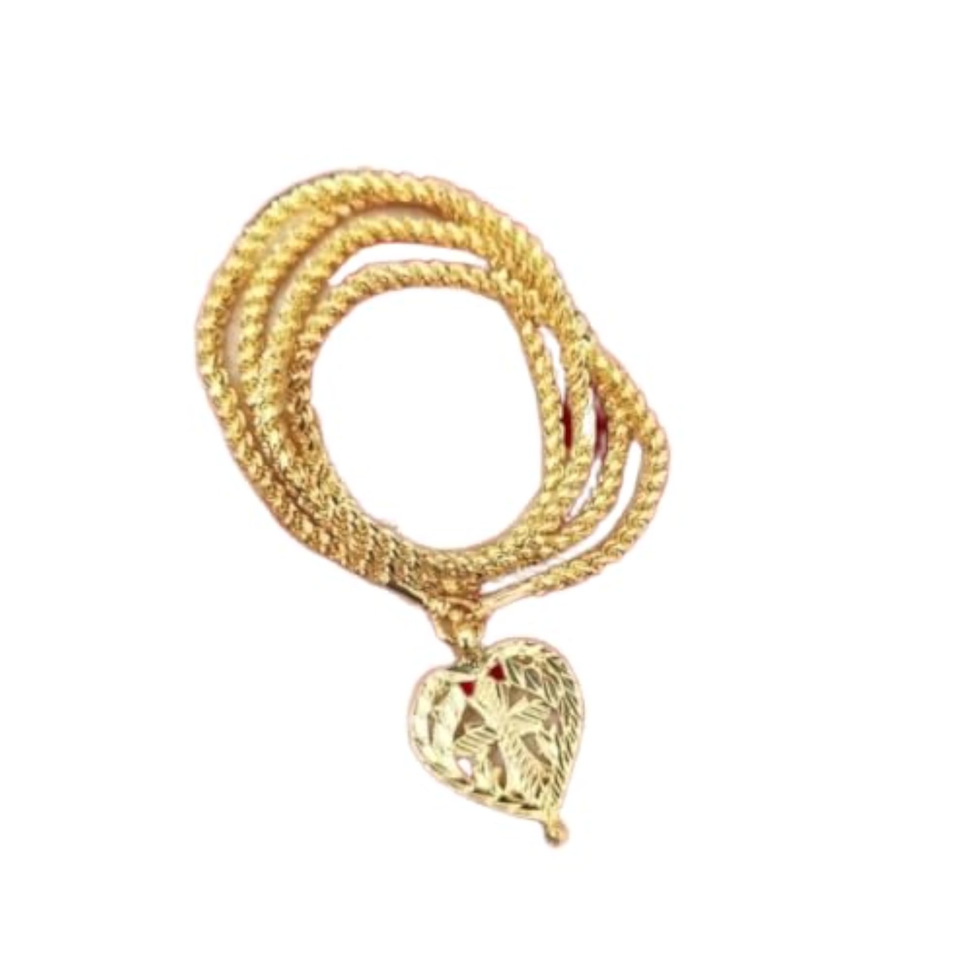 Traditional 24 Inch Christian Pendant, Faith Symbol